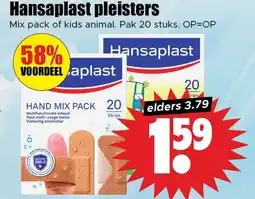 Dirk Hansaplast pleisters aanbieding