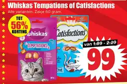 Dirk Whiskas Tempations of Catisfactions aanbieding