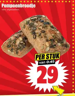 Dirk Pompoenbroodje aanbieding