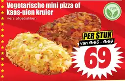 Dirk Vegetarische mini pizza of kaas-uien kruier aanbieding
