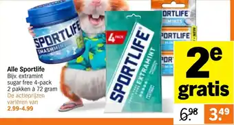 Albert Heijn Alle Sportlife aanbieding