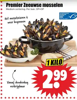 Dirk Premier Zeeuwse mosselen aanbieding