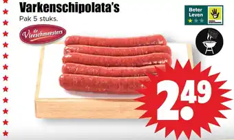 Dirk Varkenschipolata's aanbieding