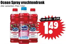 Dirk Ocean Spray vruchtendrank aanbieding