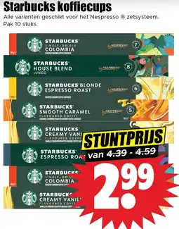 Dirk Starbucks koffiecups aanbieding