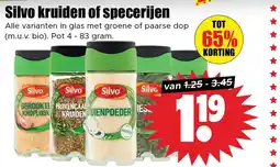 Dirk Silvo kruiden of specerijen aanbieding