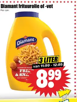 Dirk Diamant frituurolie of vet aanbieding