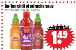 Dirk Go Tan chili of sriracha saus aanbieding