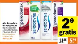 Albert Heijn Alle Sensodyne en Parodontax aanbieding
