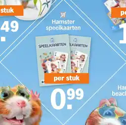 Albert Heijn Hamster speelkaarten aanbieding