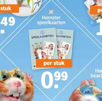 Albert Heijn Hamster speelkaarten aanbieding
