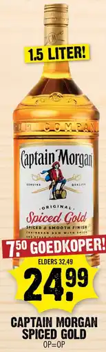 Dirk Captain morgan spiced gold aanbieding