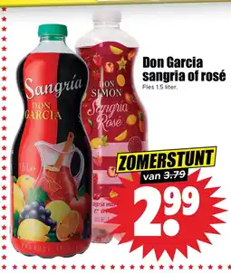 Dirk Don Garcia sangria of rosé aanbieding