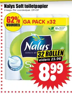 Dirk Nalys Soft toiletpapier aanbieding