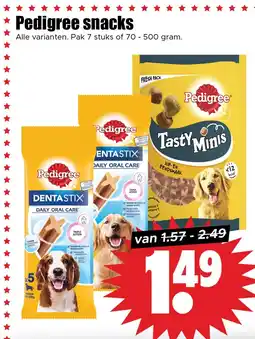 Dirk Pedigree snacks aanbieding