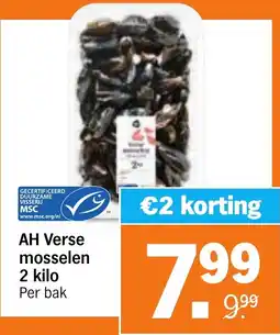 Albert Heijn AH Verse mosselen aanbieding