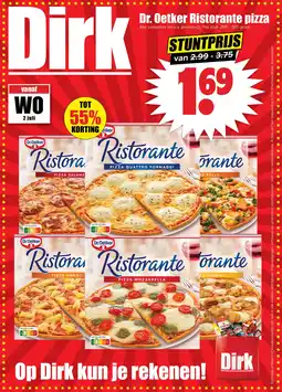 Dirk Dr. Oetker Ristorante pizza aanbieding