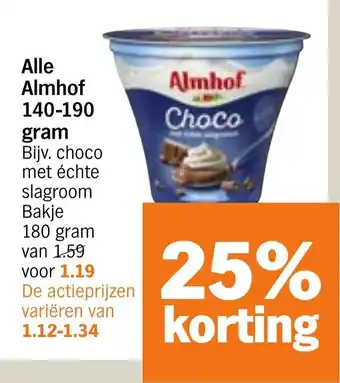 Albert Heijn Alle Almhof aanbieding
