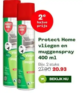 Welkoop Protect Home vliegen en muggenspray 400 ml aanbieding