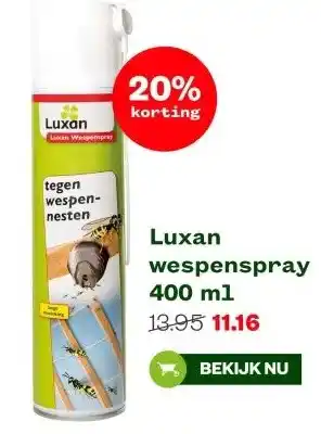 Welkoop Luxan wespenspray 400 ml aanbieding