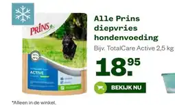 Welkoop Alle Prins diepvries hondenvoeding aanbieding