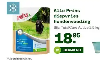 Welkoop Alle Prins diepvries hondenvoeding aanbieding