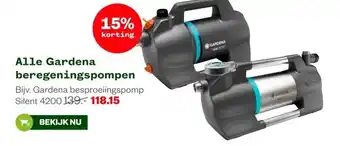 Welkoop Alle Gardena beregeningspompen aanbieding