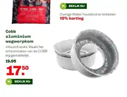 Welkoop Cobb aluminium wegwerpkom aanbieding