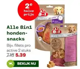 Welkoop Alle 8in1 honden- snacks aanbieding