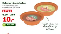 Welkoop Bolsius vlamschalen aanbieding