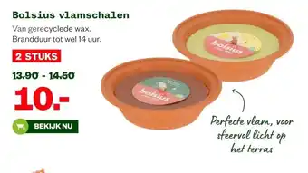 Welkoop Bolsius vlamschalen aanbieding