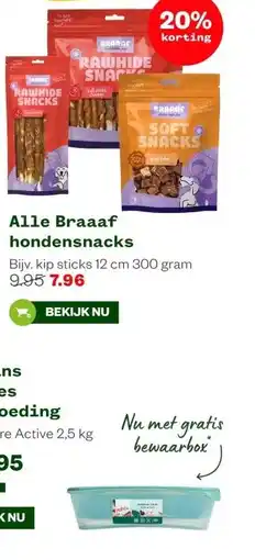 Welkoop Alle Braaaf hondensnacks aanbieding
