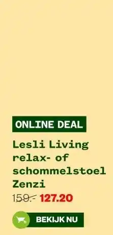 Welkoop Lesli Living relax- of schommelstoel Zenzi aanbieding