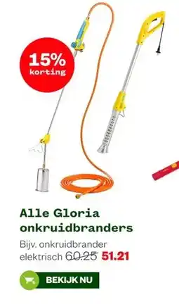 Welkoop Alle Gloria onkruidbranders aanbieding