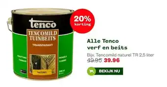 Welkoop Alle Tenco verf en beits aanbieding