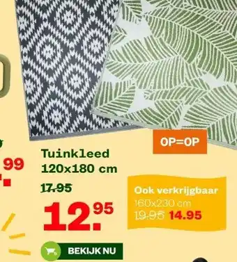 Welkoop Tuinkleed 120x180 cm aanbieding