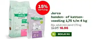 Welkoop Jarco honden- of katten- voeding 1,75 t/m 4 kg aanbieding