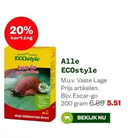 Welkoop Alle ECOstyle aanbieding