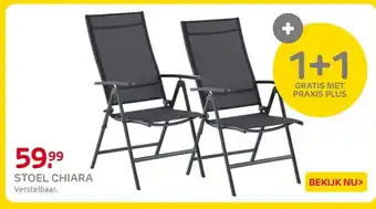 Praxis STOEL CHIARA aanbieding