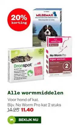 Welkoop Alle wormmiddelen aanbieding