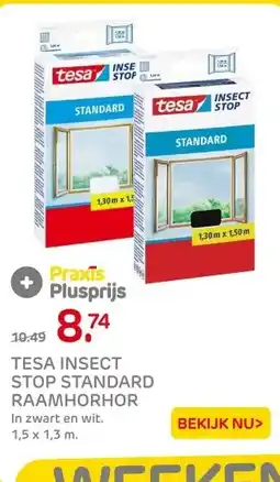 Praxis TESA INSECT STOP STANDARD RAAMHORHOR aanbieding