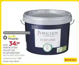 Praxis PERFECTION MUUR- EN PLAFONDVERF aanbieding