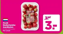 PLUS PLUS Nederlandse Aardbeien aanbieding