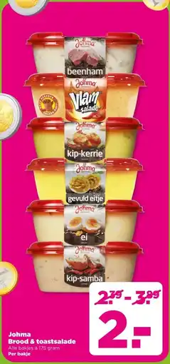 PLUS Johma Brood & toastsalade aanbieding