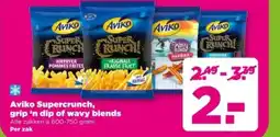 PLUS Aviko Supercrunch, grip 'n dip of wavy blends aanbieding