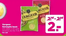 PLUS Vergeer Geraspte kaas aanbieding