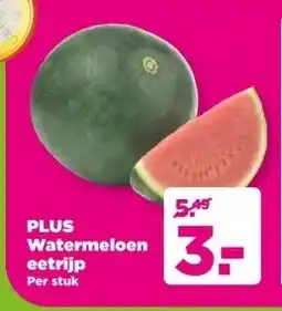PLUS PLUS Watermeloen eetrijp aanbieding