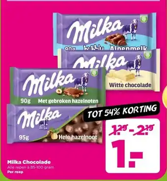 PLUS Milka Chocolade aanbieding