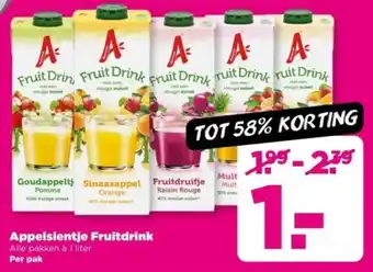 PLUS Appelsientje Fruitdrink aanbieding