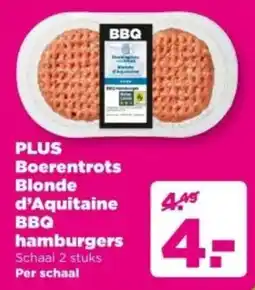 PLUS PLUS Boerentrots Blonde d'Aquitaine BBQ hamburgers aanbieding